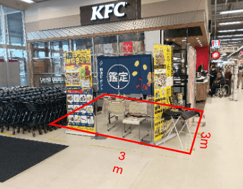 ケンタッキー脇 販促プロモーションに最適なスーパー店内催事イベントスペース