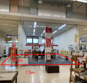 明光義塾跡地 販促プロモーションや物販に最適なスーパー店内催事イベントスペース
