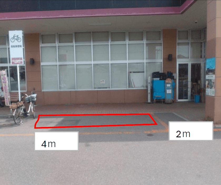 屋外 販促プロモーションや物販に最適なスーパー店外催事イベントスペース