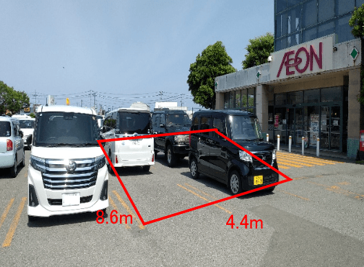 駐車場(移動販売車 電源なし)キッチンカー出店に最適なスーパー店外催事イベントスペース
