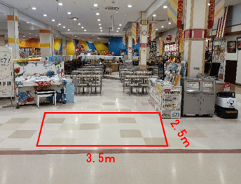 フードコート前 販促プロモーション出店に最適なスーパー店内催事イベントスペース