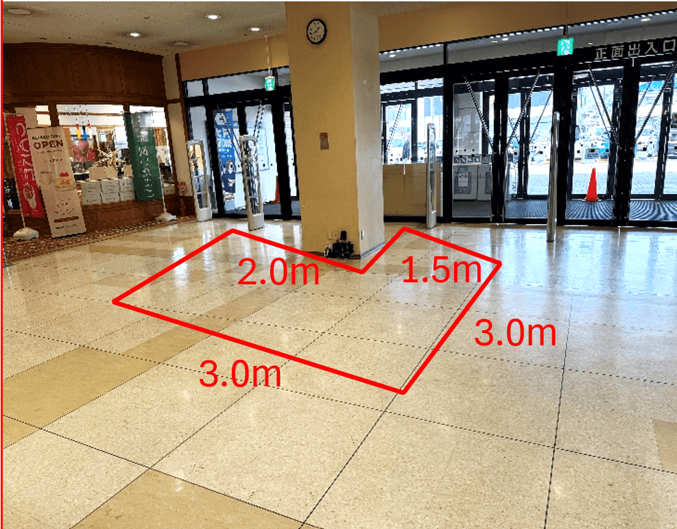 レパコ前 販促プロモーションに最適なスーパー店内催事イベントスペース