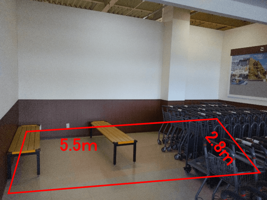 園芸側入口催事場 販促プロモーションや物販に最適なスーパー店内催事イベントスペース