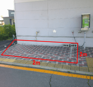 入り口前② 販促プロモーションや物販に最適なスーパー店外催事イベントスペース