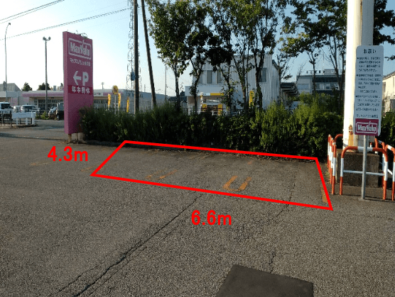 駐車場(移動販売車 電源なし)キッチンカー出店に最適なスーパー店外催事イベントスペース